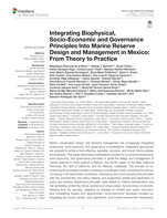 Marine conservation design and fisheries management are increasingly integrating biophysical, socio-economic and governance considerations.