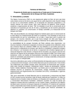 Propuesta de diseño para la creación de un fondo para la conservación y restacuración de los bosques del Petén, Guatemala